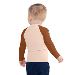 Lion’s Leisurely Lake Day Kids Rash Guard