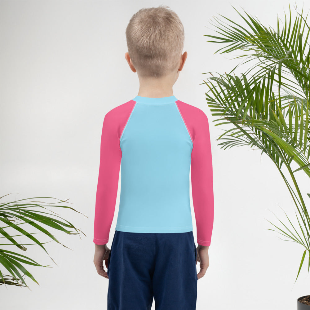 Turtle’s Tranquil Tides Kids Rash Guard