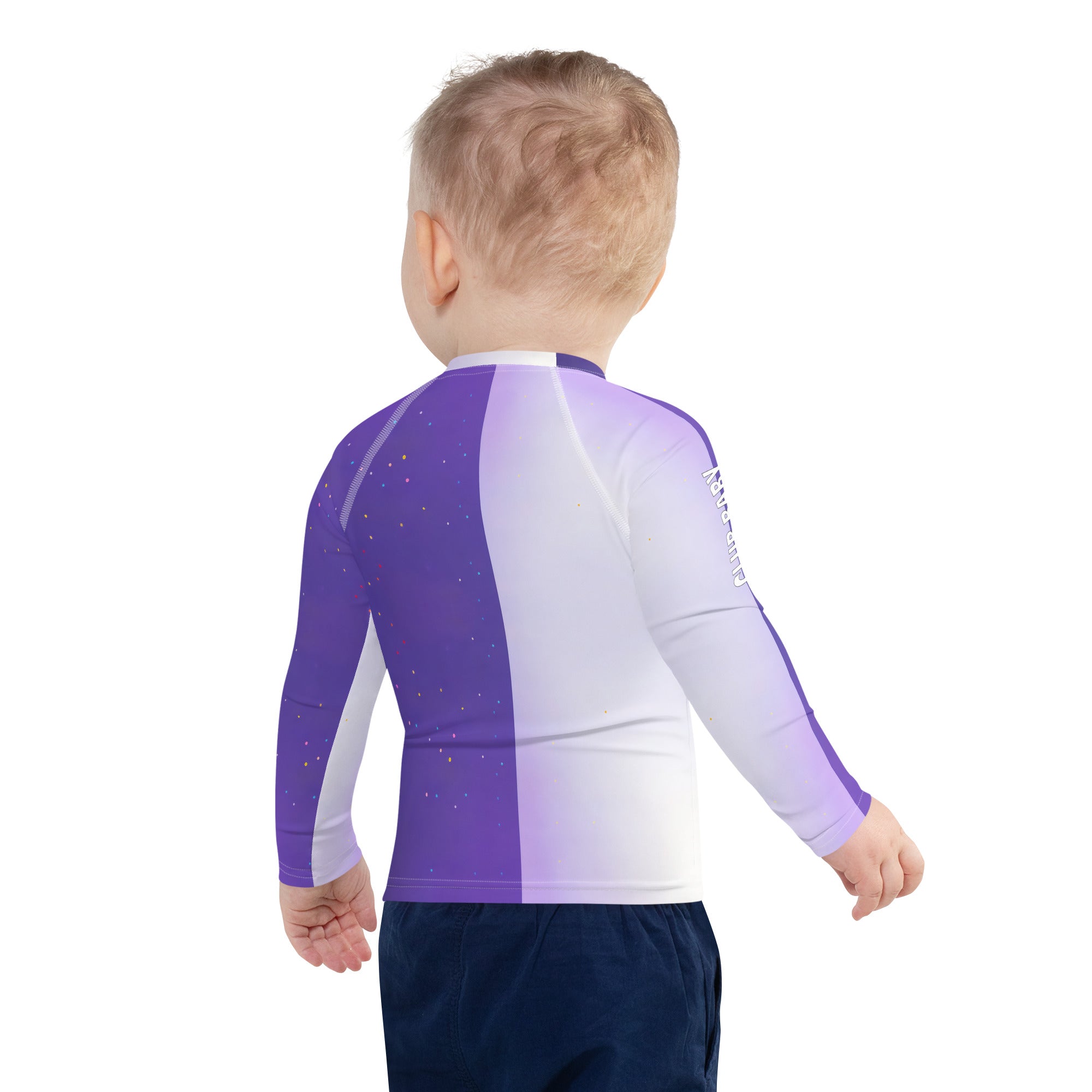 Protective swimwear for children featuring stars