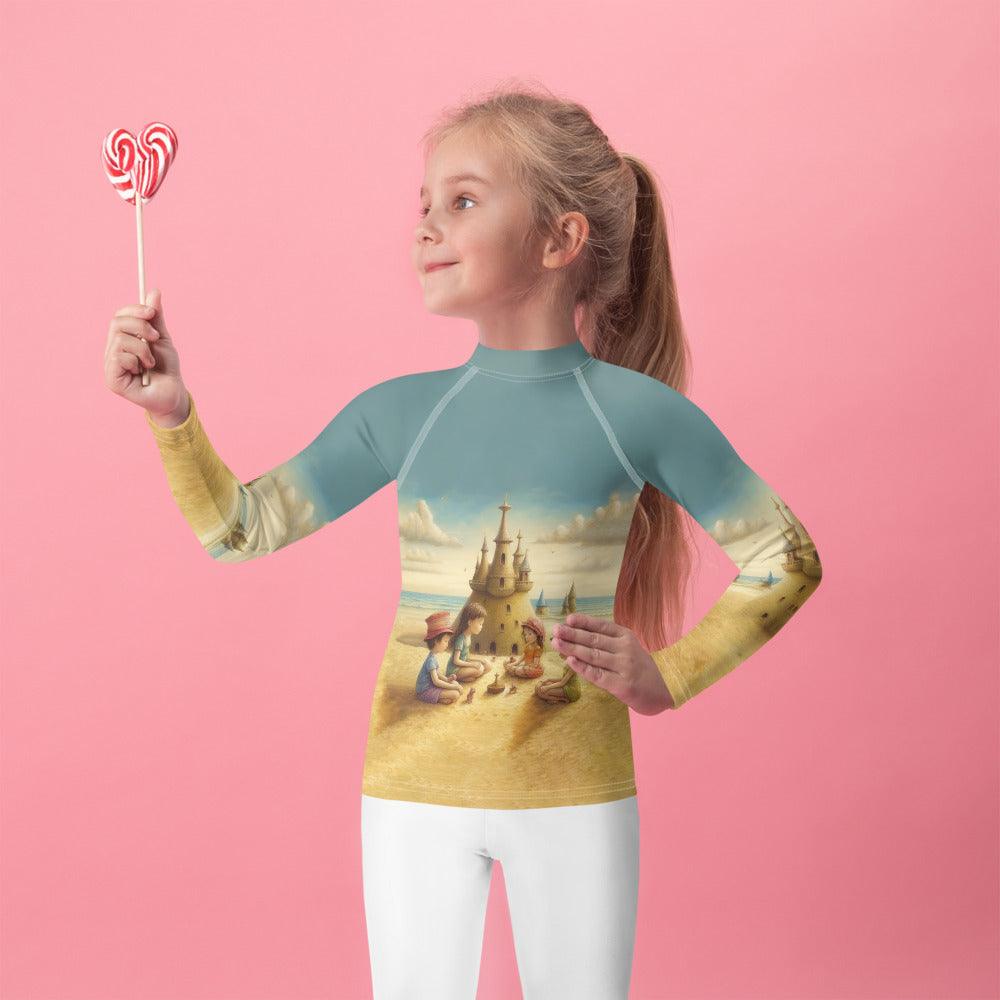 CB3-118 Kids Rash Guard Front View - Durable & Stylish