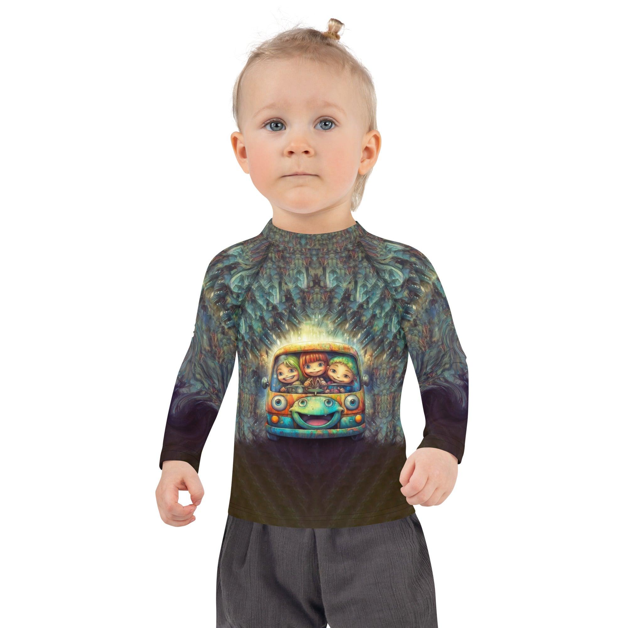 Comfortable and snug-fitting CB3-113 Kids Rash Guard for sports