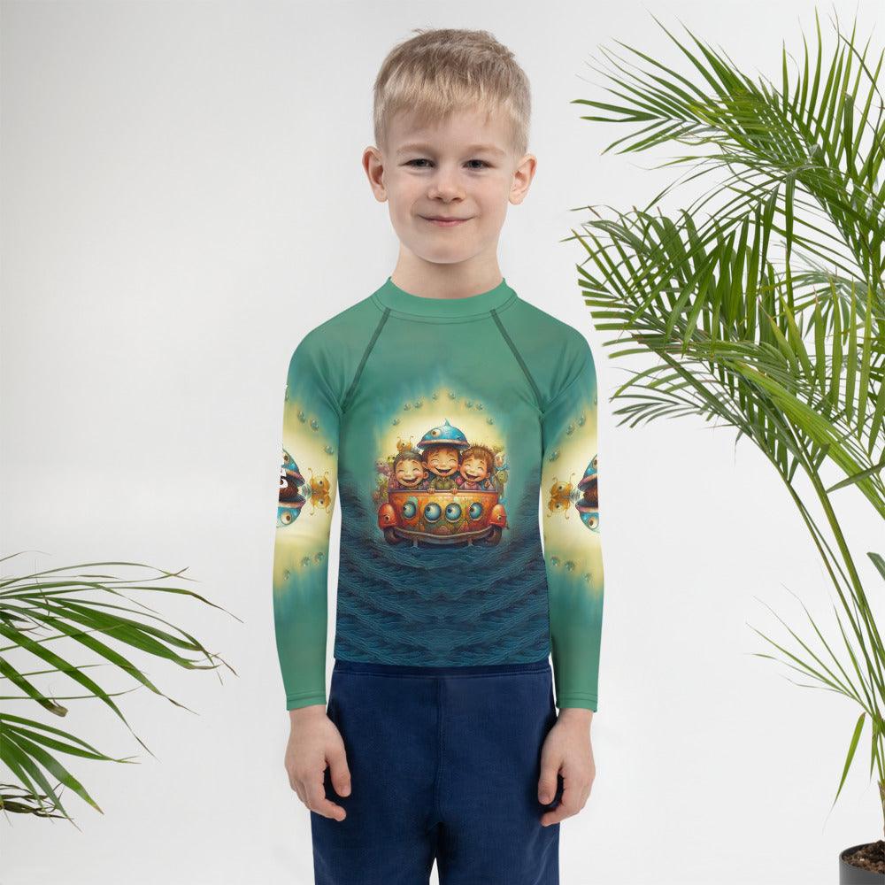 CB3-114 Kids Rash Guard Front View