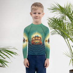 CB3-114 Kids Rash Guard Front View