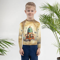 CB3-123 Kids Rash Guard Front View