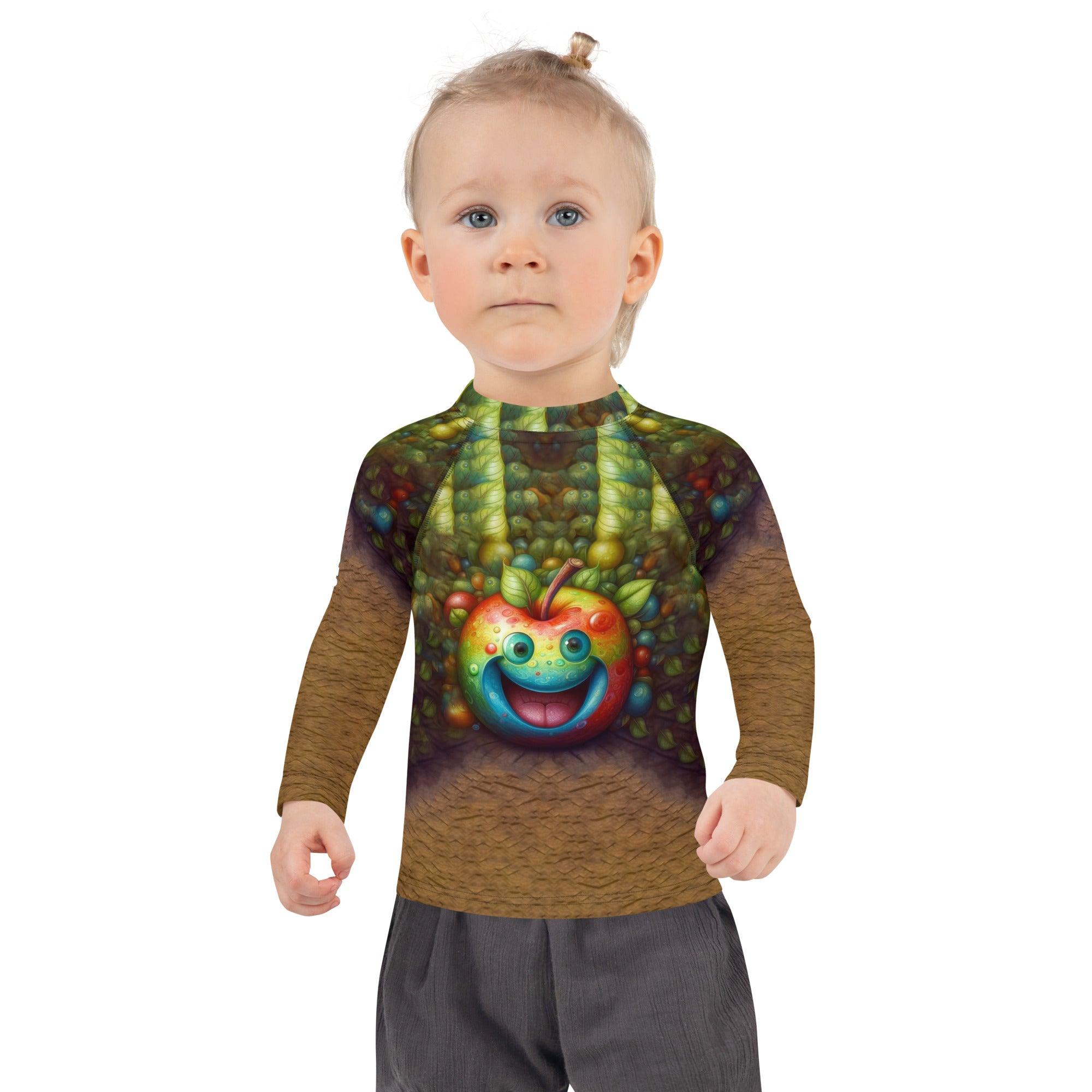 Close-up of CB3-129 Kids Rash Guard material