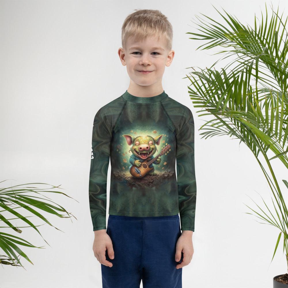 CB3-95 Kids Rash Guard in action - ultimate skin protection