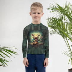 CB3-95 Kids Rash Guard in action - ultimate skin protection