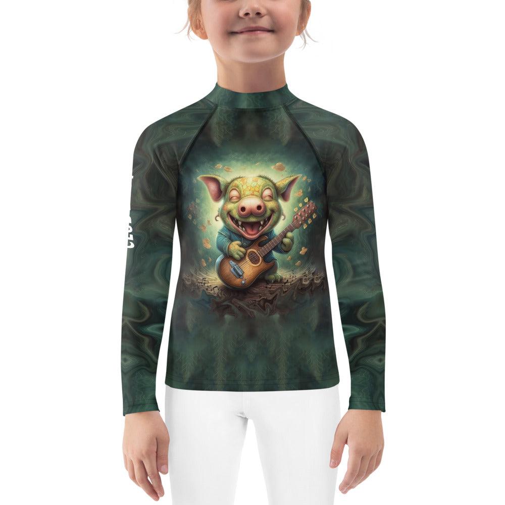 CB3-95 Rash Guard for kids - vibrant colors and perfect fi