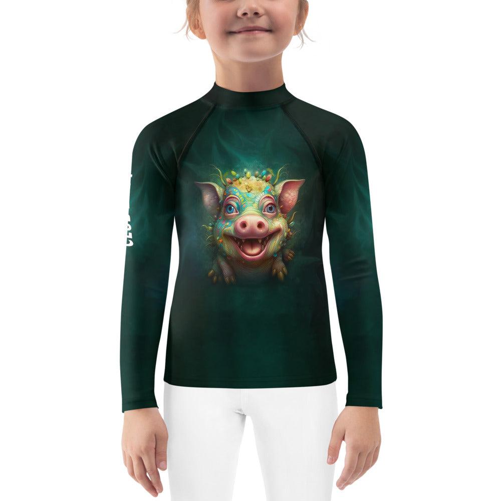 CB3-97 kids rash guard in packaging ready for sale