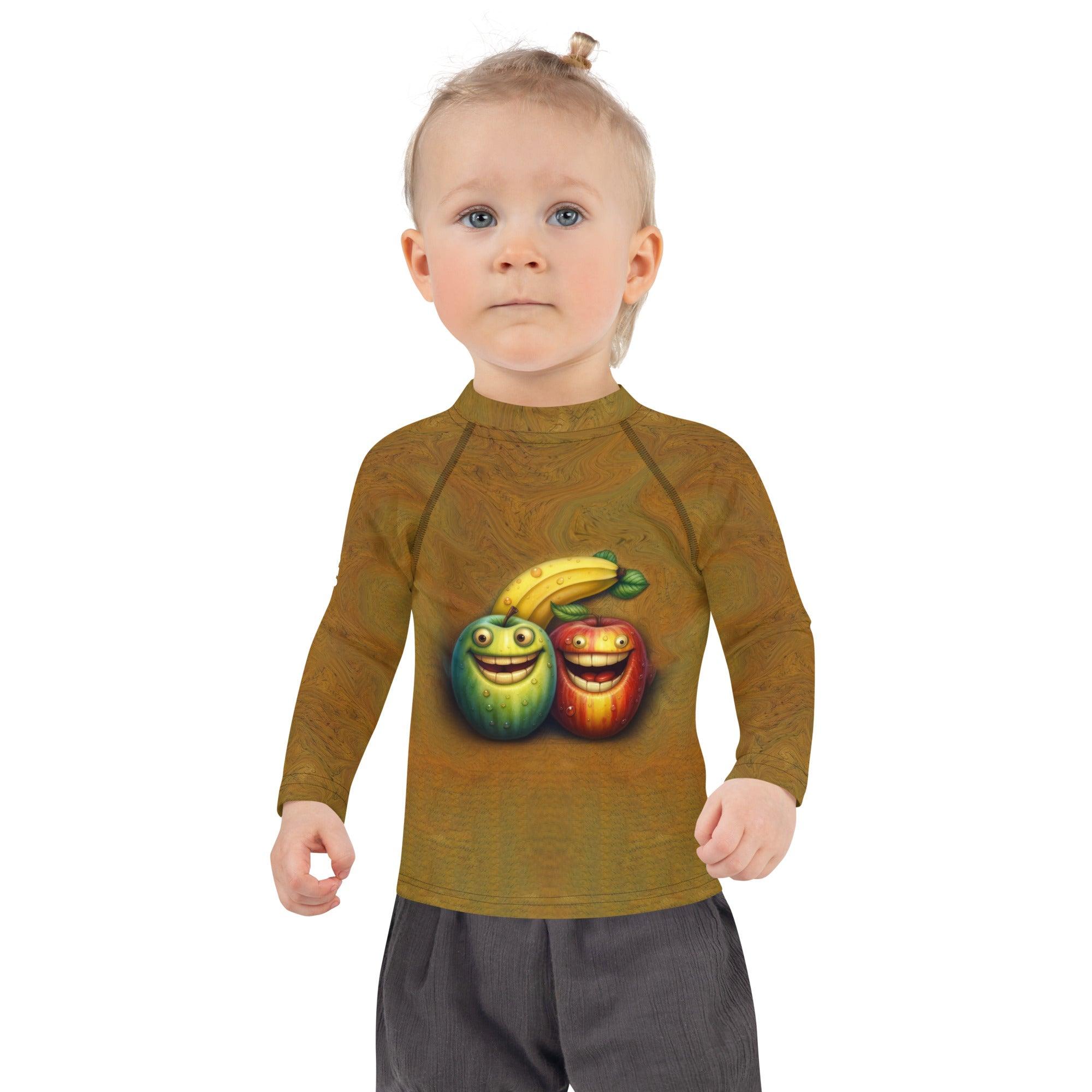 Kids playing in the pool wearing CB3-126 Rash Guards