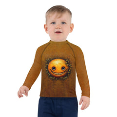 CB3-136 Kids Rash Guard front view on a white background.