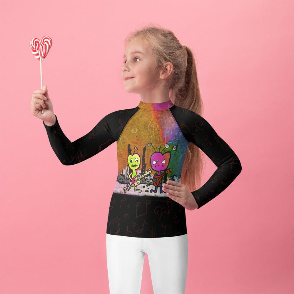 Witchy Wonders Halloween Kids Rash Guard - Beyond T-shirts