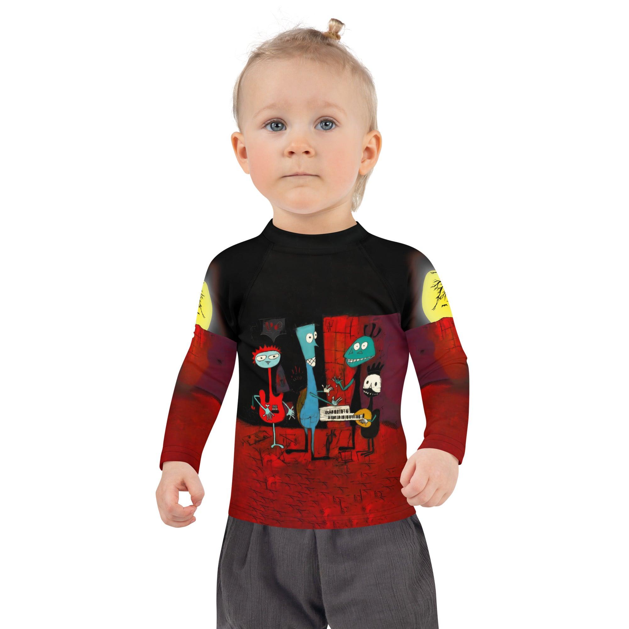 Creepy Crawlers Kids Halloween Rash Guard - Beyond T-shirts