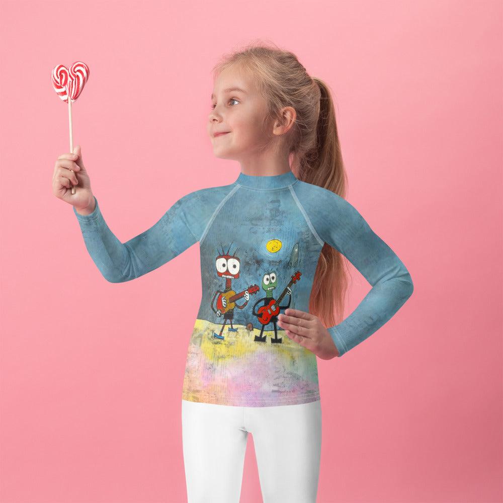 Boo tiful Night Kids Halloween Rash Guard - Beyond T-shirts