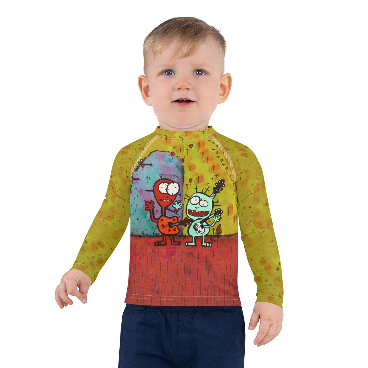 Wickedly Cool Kids Halloween Rash Guard - Beyond T-shirts