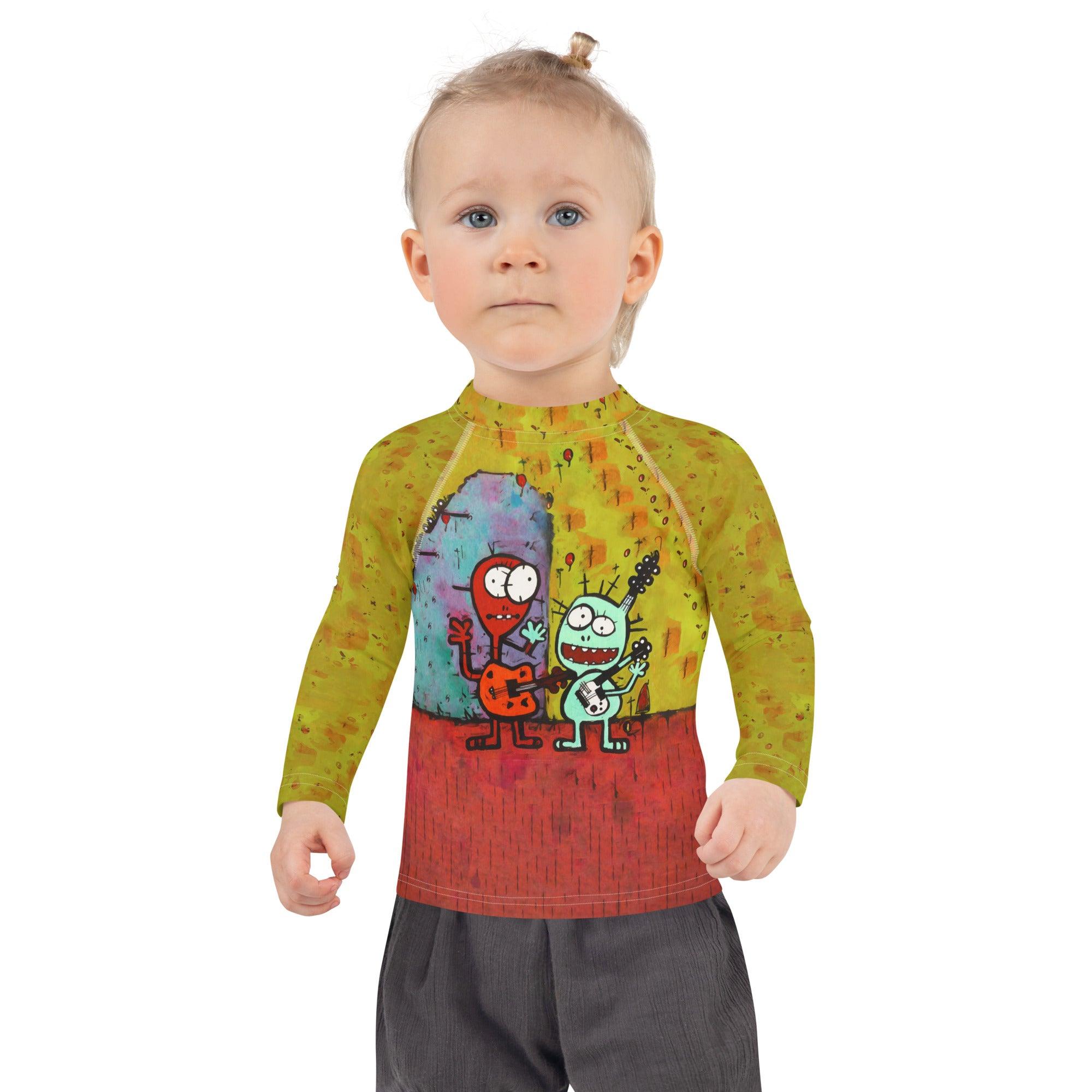 Wickedly Cool Kids Halloween Rash Guard - Beyond T-shirts