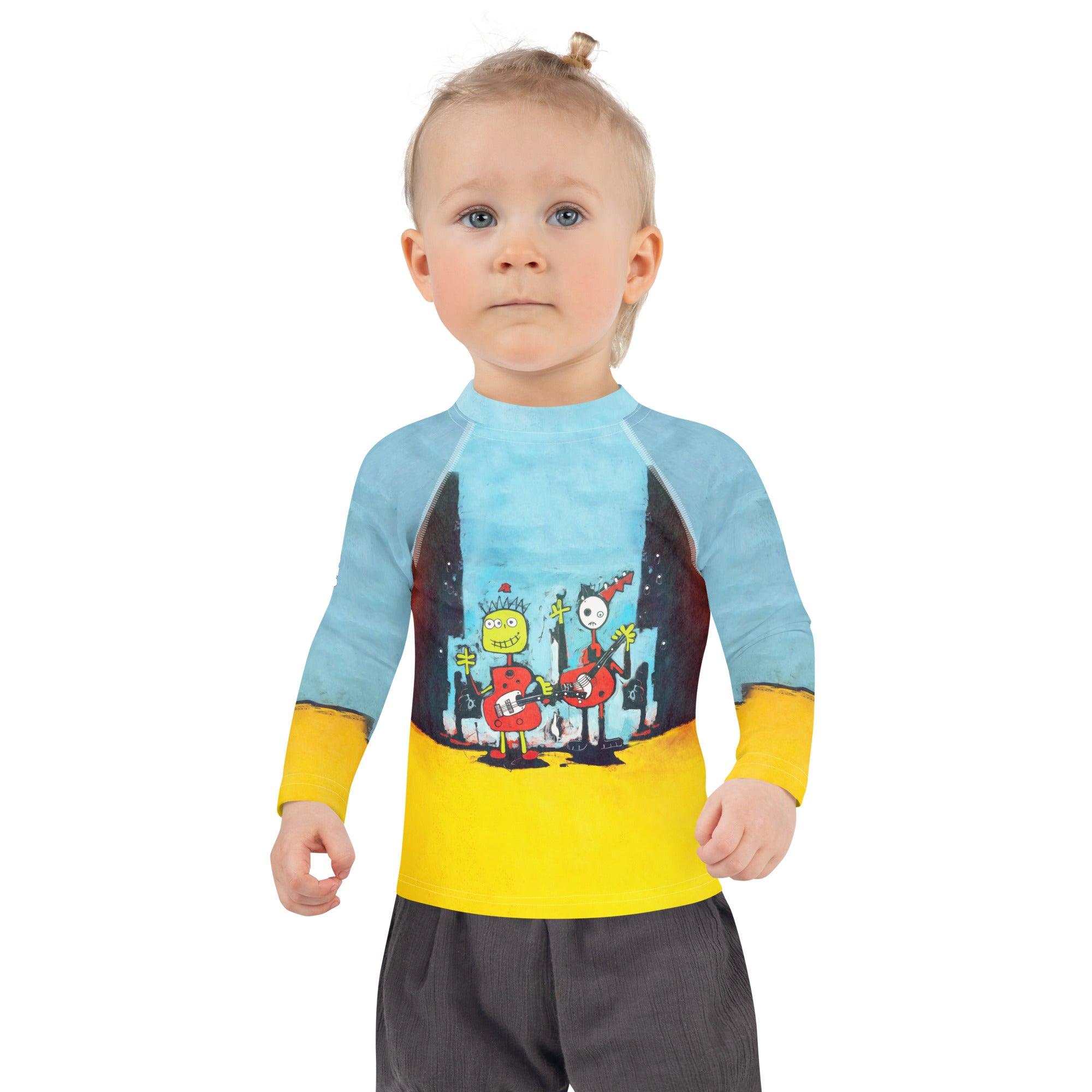 Bats In The Belfry Kids Halloween Rash Guard - Beyond T-shirts