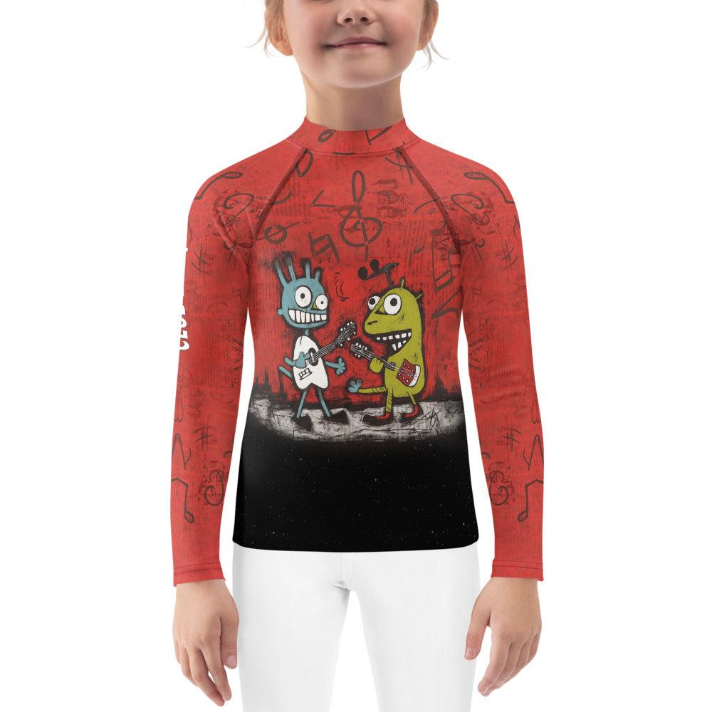 Cauldron Of Cuteness Halloween Kids Rash Guard - Beyond T-shirts