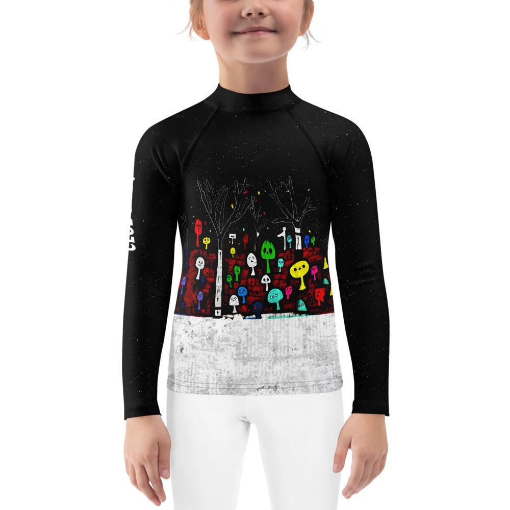 Grim Reaper's Playground Kids Halloween Rash Guard - Beyond T-shirts