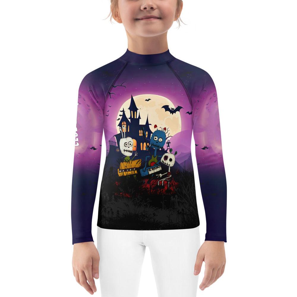 Zombie Apocalypse Halloween Kids Rash Guard - Beyond T-shirts