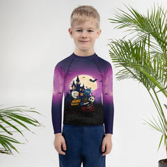 Zombie Apocalypse Halloween Kids Rash Guard - Beyond T-shirts