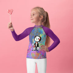 Kiddie Kiwi New Zealand-Themed Rash Guard