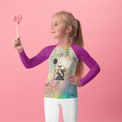 Little Lizard Desert Art Kids' Rash Guard