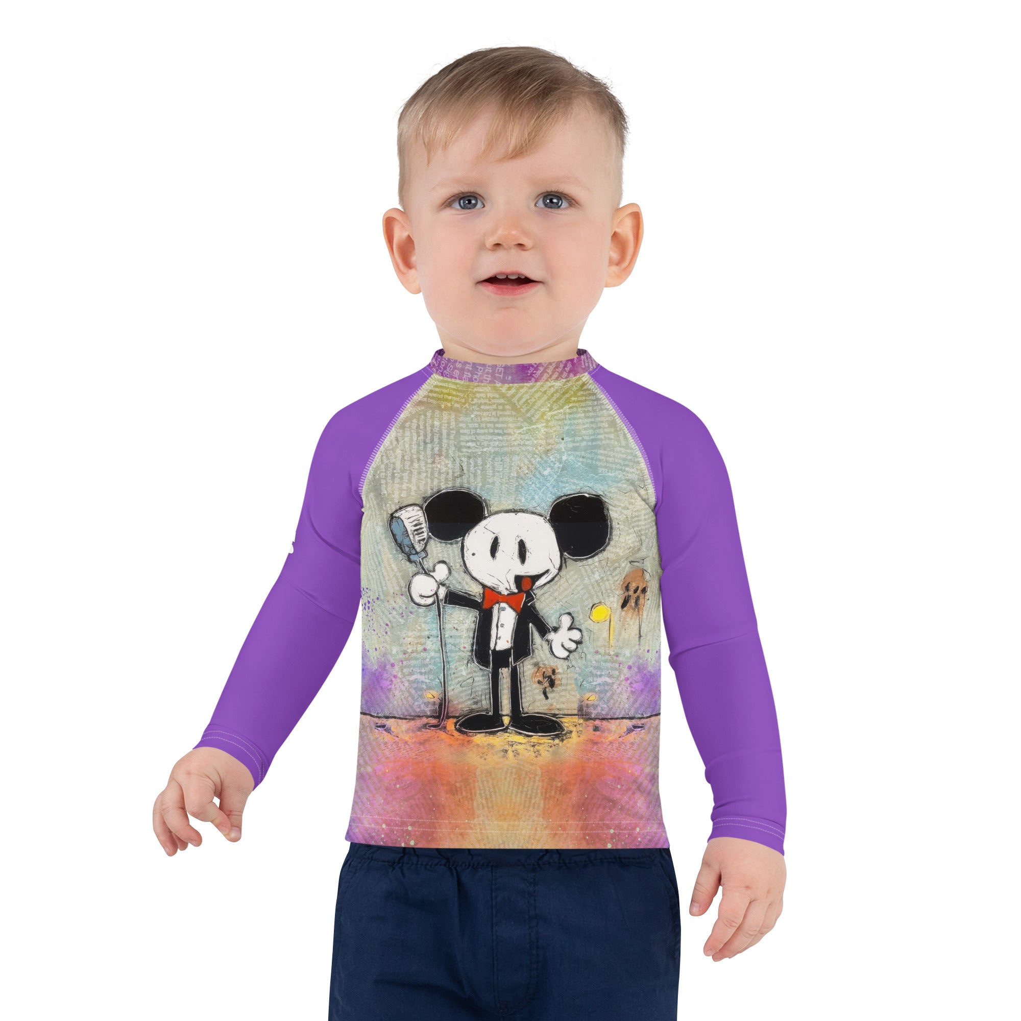 Tiny Treasure Pirate Art Kids' Rash Guard