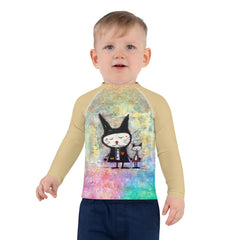 Little Lagoon Children's Illustrated Rash Guard