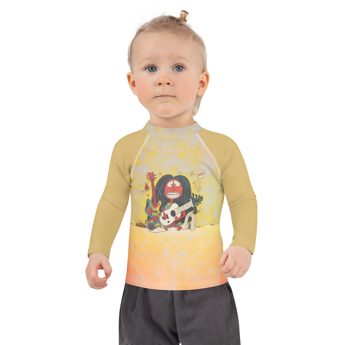 Tiny Tortoise Desert Themed Kids' Rash Guard