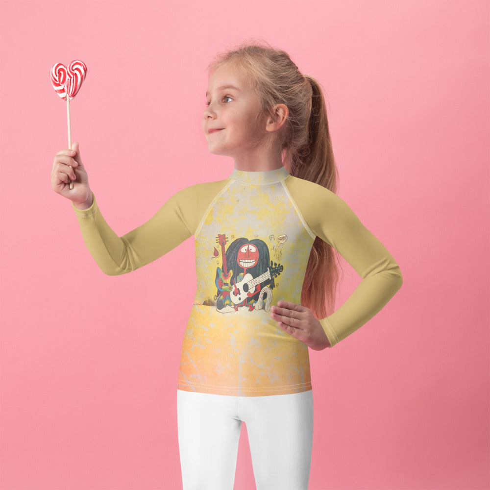 Tiny Tortoise Desert Themed Kids' Rash Guard