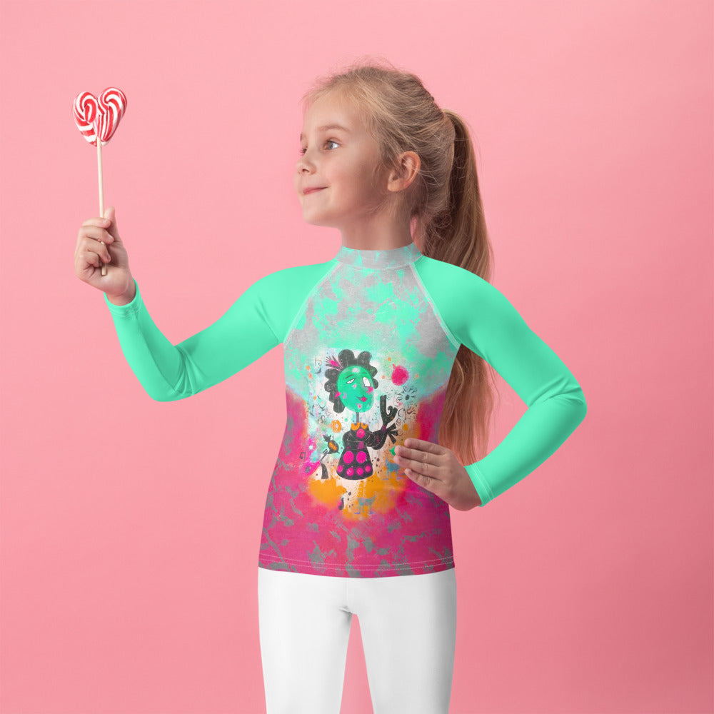 Little Lion Safari Kids' Rash Guard