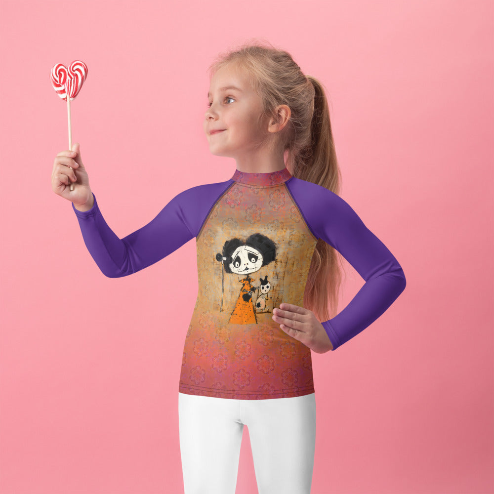 Petite Panda Chinese Kids' Rash Guard