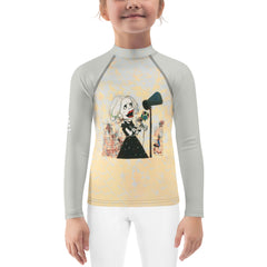 Radiant Rabbit Romp Children's Rash Guard