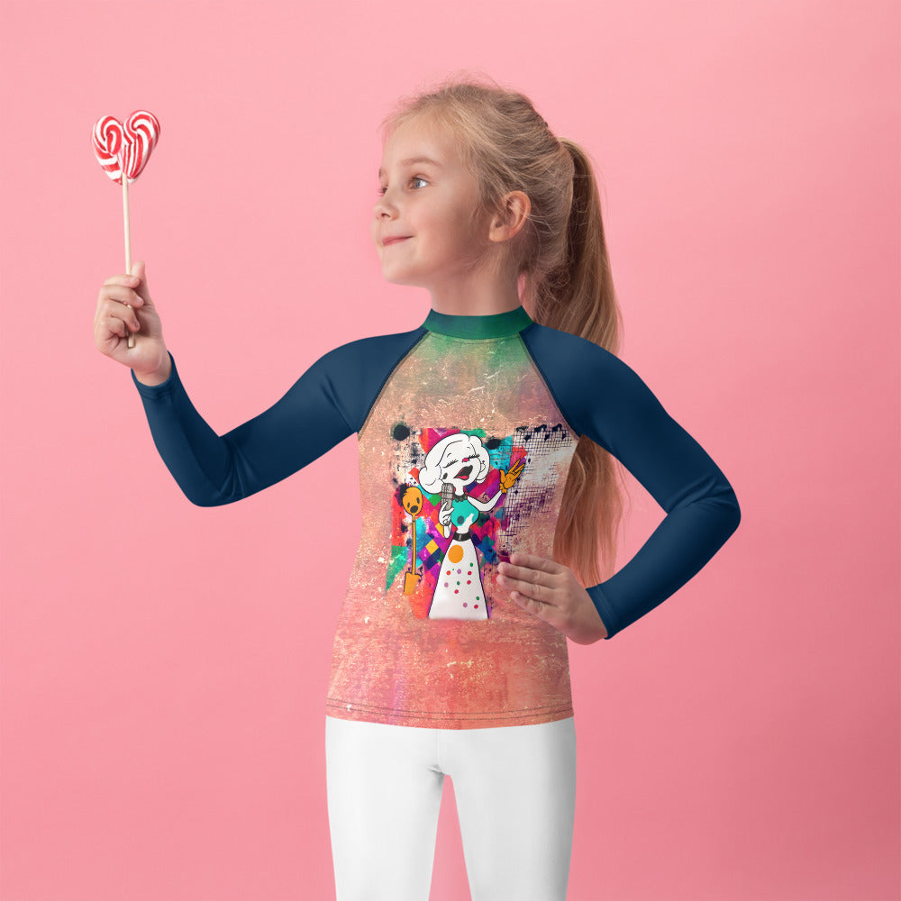 Whimsical Woodland Wander Children's Rash Guard