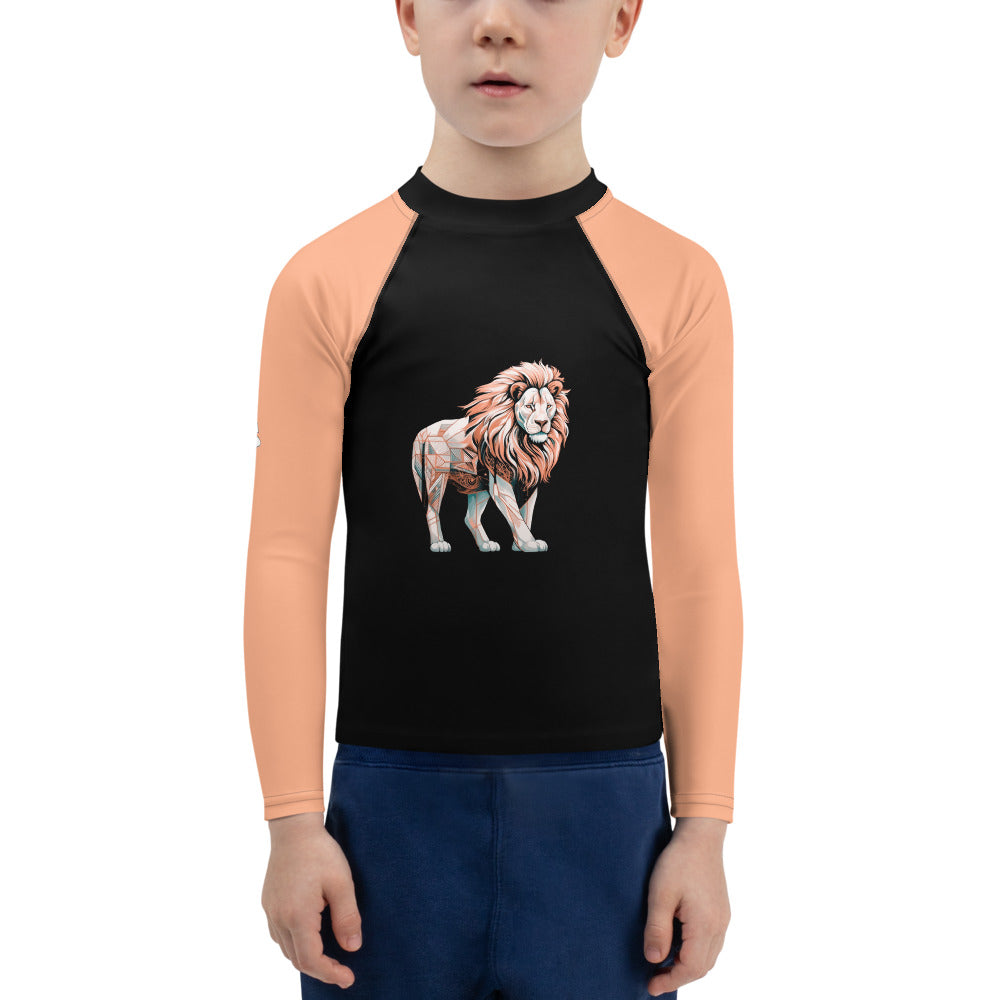 Lion’s Luminous Lagoon Kids Rash Guard