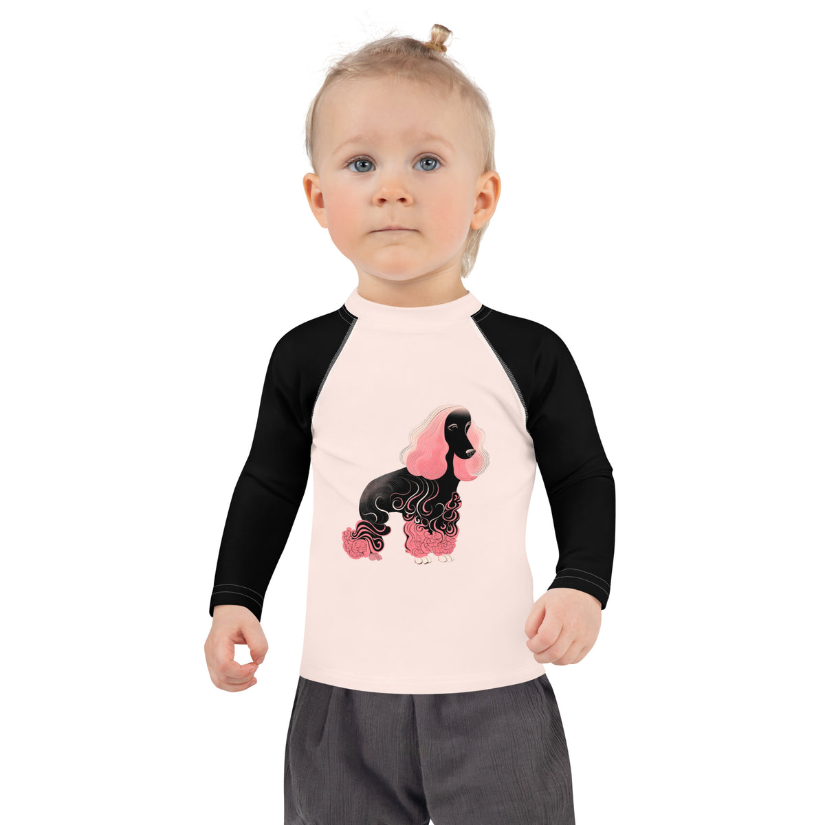 Poodle’s Bubbly Beach Day Kids Rash Guard