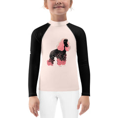 Poodle’s Bubbly Beach Day Kids Rash Guard