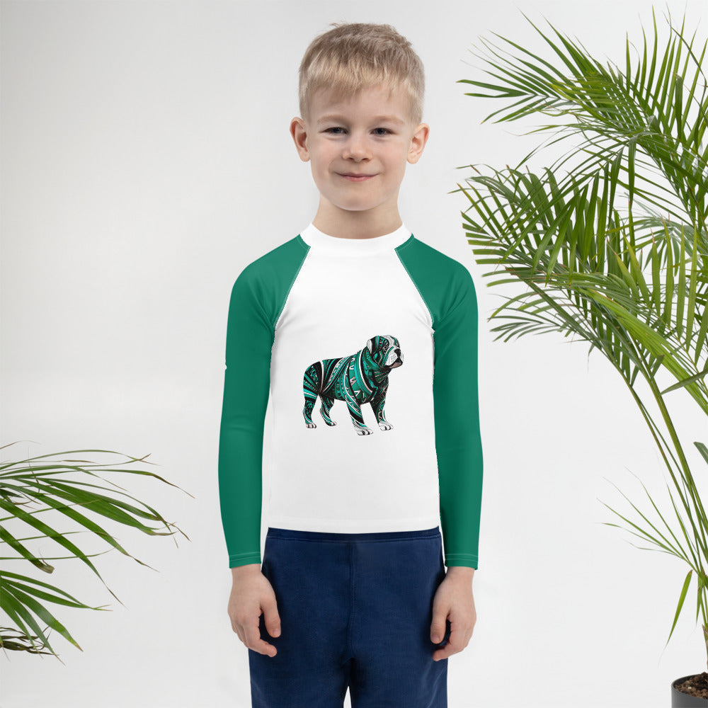 Pup’s Playful Paddle Kids Rash Guard