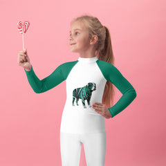 Pup’s Playful Paddle Kids Rash Guard