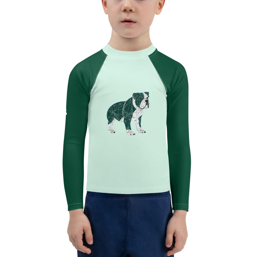 Dog’s Delightful Depths Kids Rash Guard