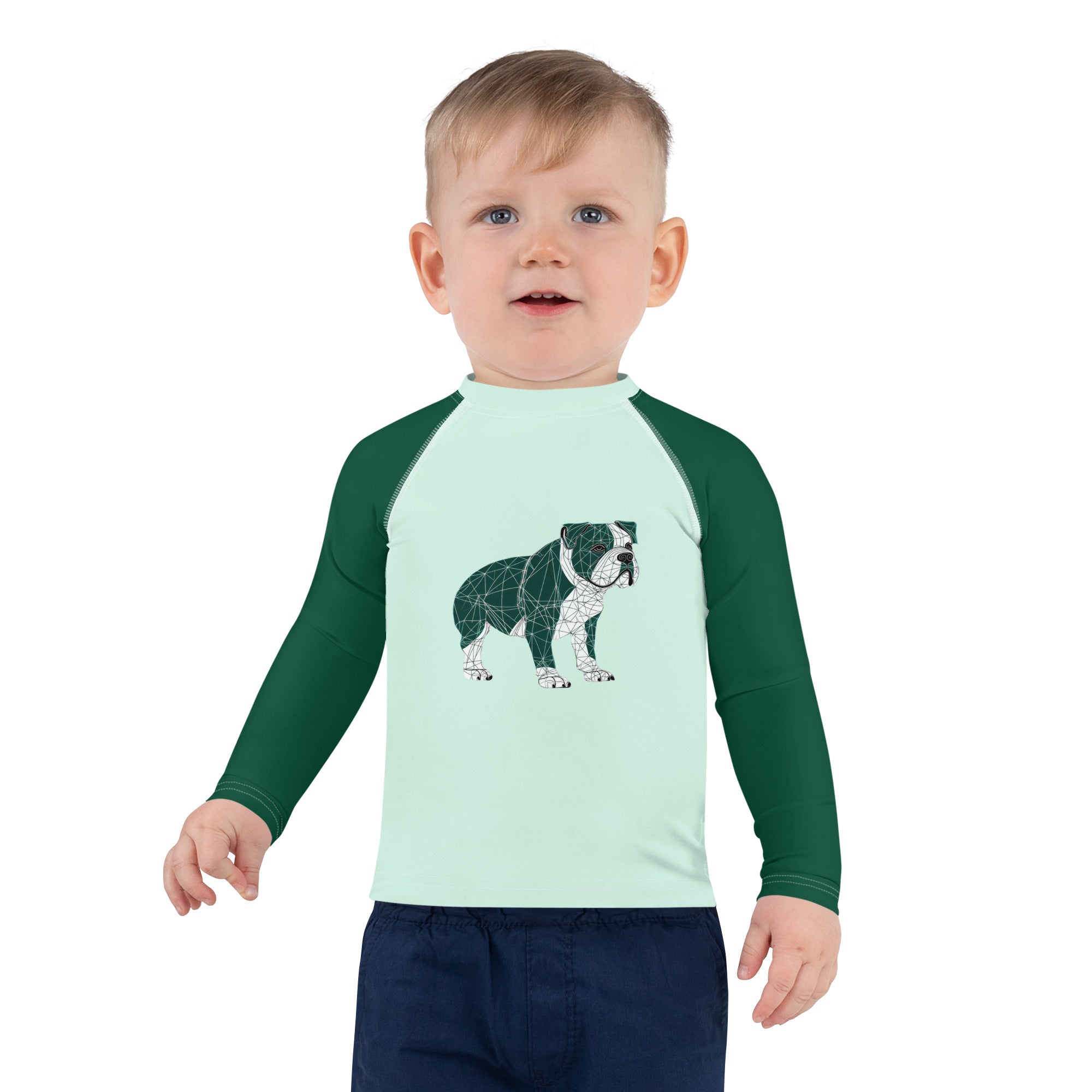 Dog’s Delightful Depths Kids Rash Guard