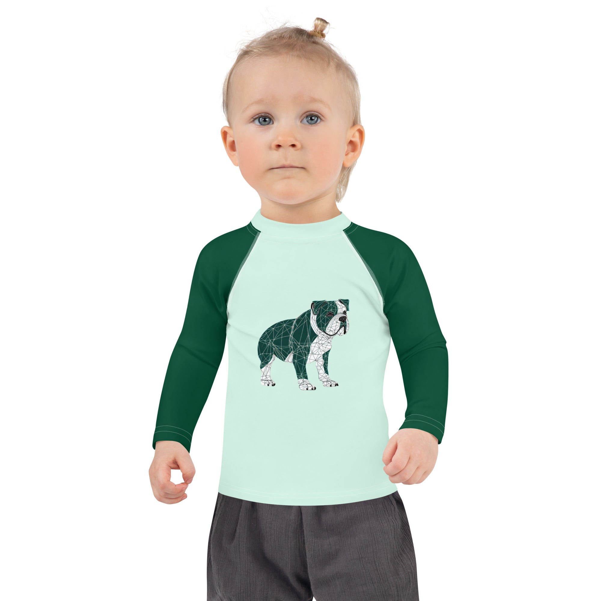 Dog’s Delightful Depths Kids Rash Guard