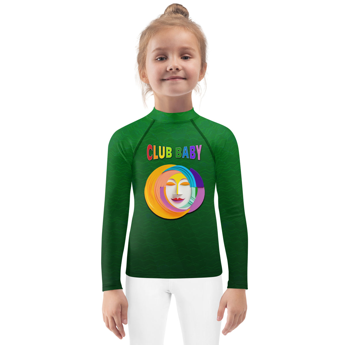 Golden Goose kids rash guard front view
