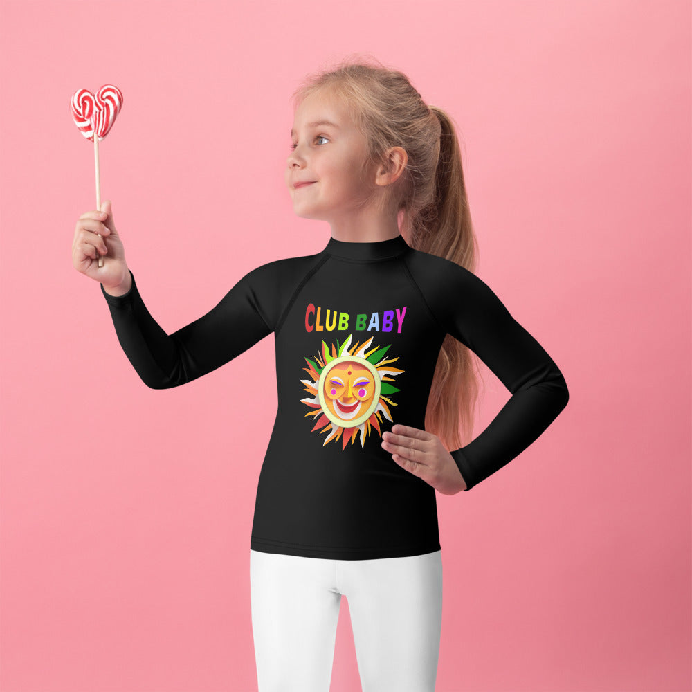 Dragon Riders Kids Rash Guard - Front View
