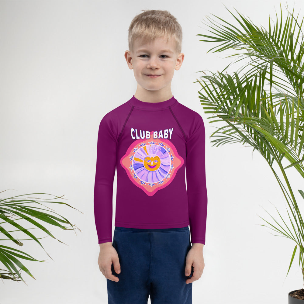 Pegasus Flight Kids Rash Guard - Front View