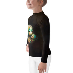 CB3-72 Kids Rash Guard in action - protection and flexibility