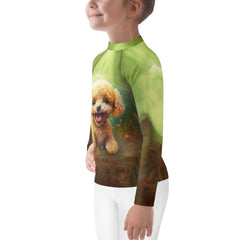 CB3-100 rash guard for kids - front view