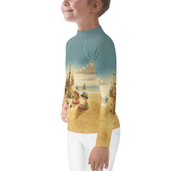 Kids Wearing CB3-118 Rash Guard - Perfect for Outdoor Activities