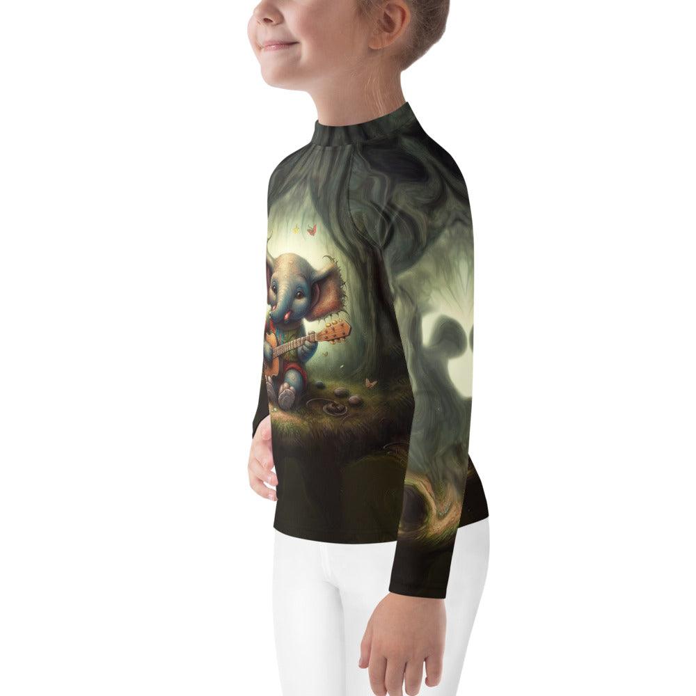 Youth wearing CB3-80 rash guard in action